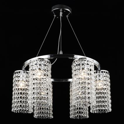 Люстра S2462/6 CH хром/хрусталь 6х60W Е27 d520 h210, 24
